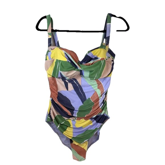 Artesands L’Avana Botticelli Swimsuit Multicolor Size 8 D/DD One Piece Beach - Picture 2 of 16